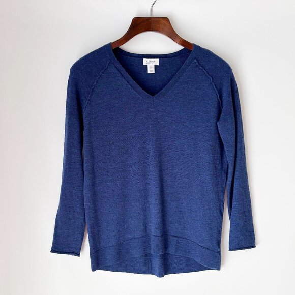 Kenar Blue Wool Sweater - Picture 6 of 8